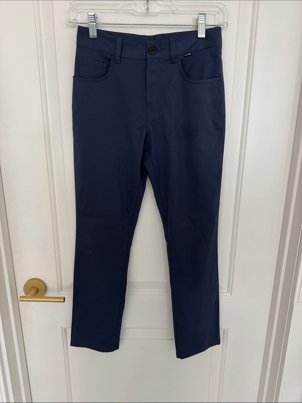 Boys Travis Mathew Navy Slim Fit pants